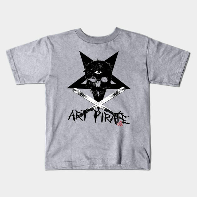 Art Pirate 2019 Logo Kids T-Shirt by artpirate